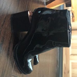 Alexander Wang gabi boots rose gold